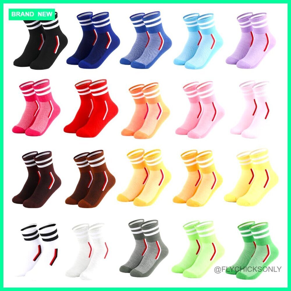 20 Pairs Women's Athletic Crew Socks Lightweight Quarter Soft Casual